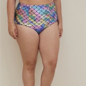 Torrid HIGH-RISE STRAPPY BACK SWIM BOTTOM size 1X